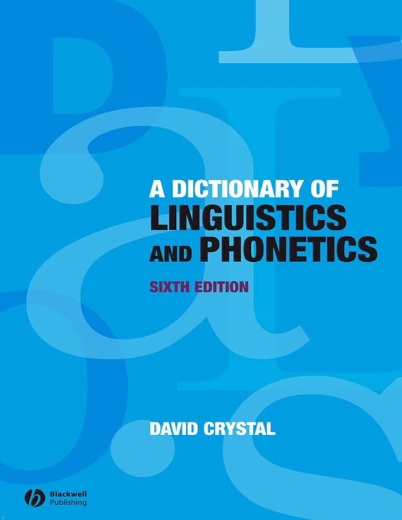 دانلود PDF کتاب Dictionary of Linguistics and Phonetics