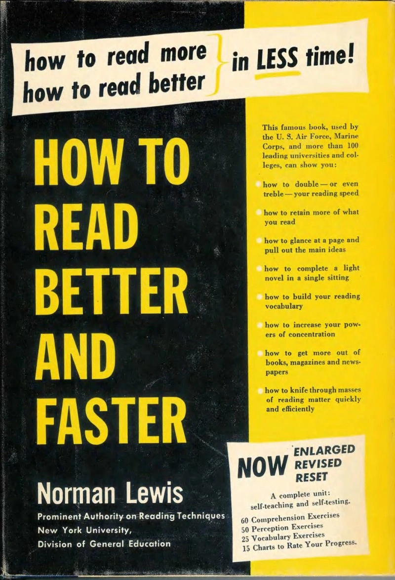 کتاب How to Read Better and Faster