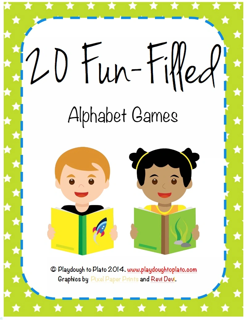 دانلود PDF کتاب 20 FUN FILLED ALPHABET GAMES