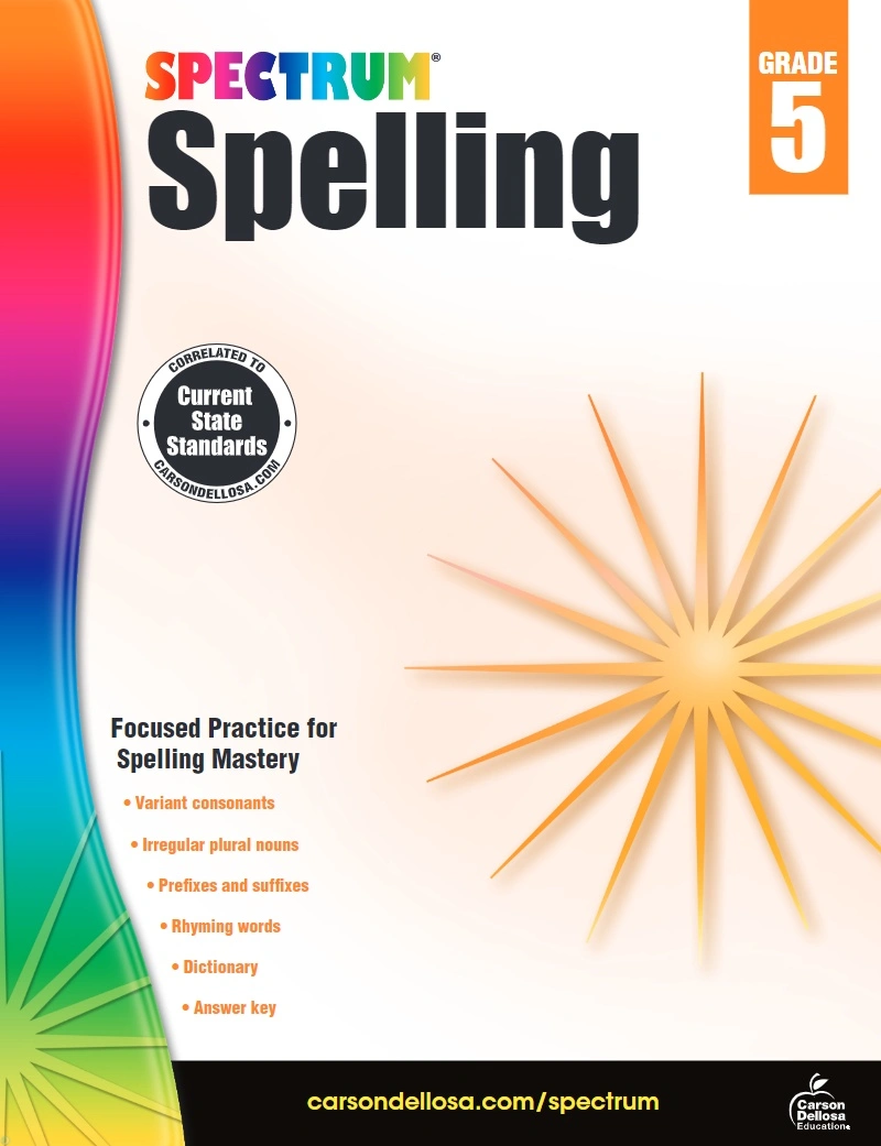 کتاب Spectrum Spelling 5