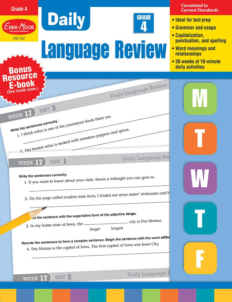 کتاب Daily Language Review Level 4