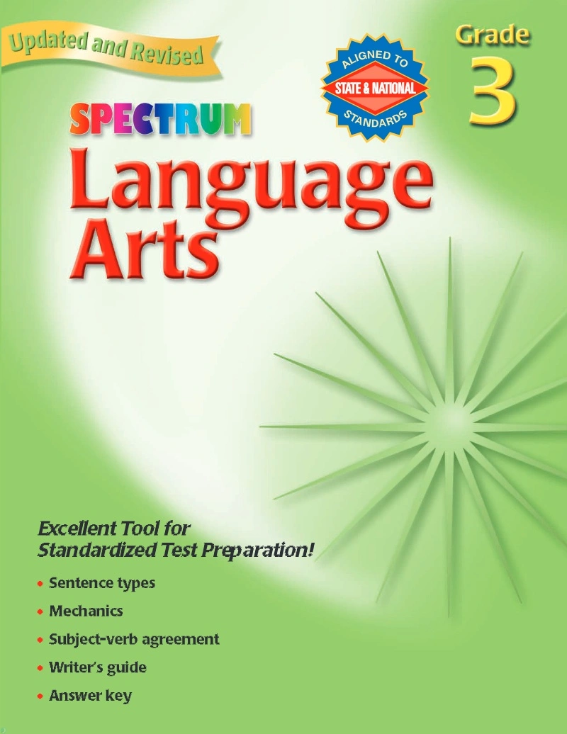 دانلود PDF کتاب Spectrum Language Arts 3