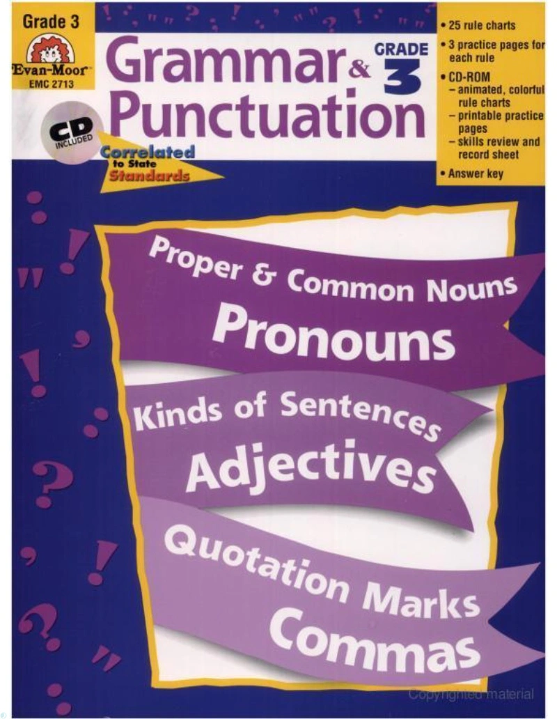 کتاب Grammar and Punctuation 3