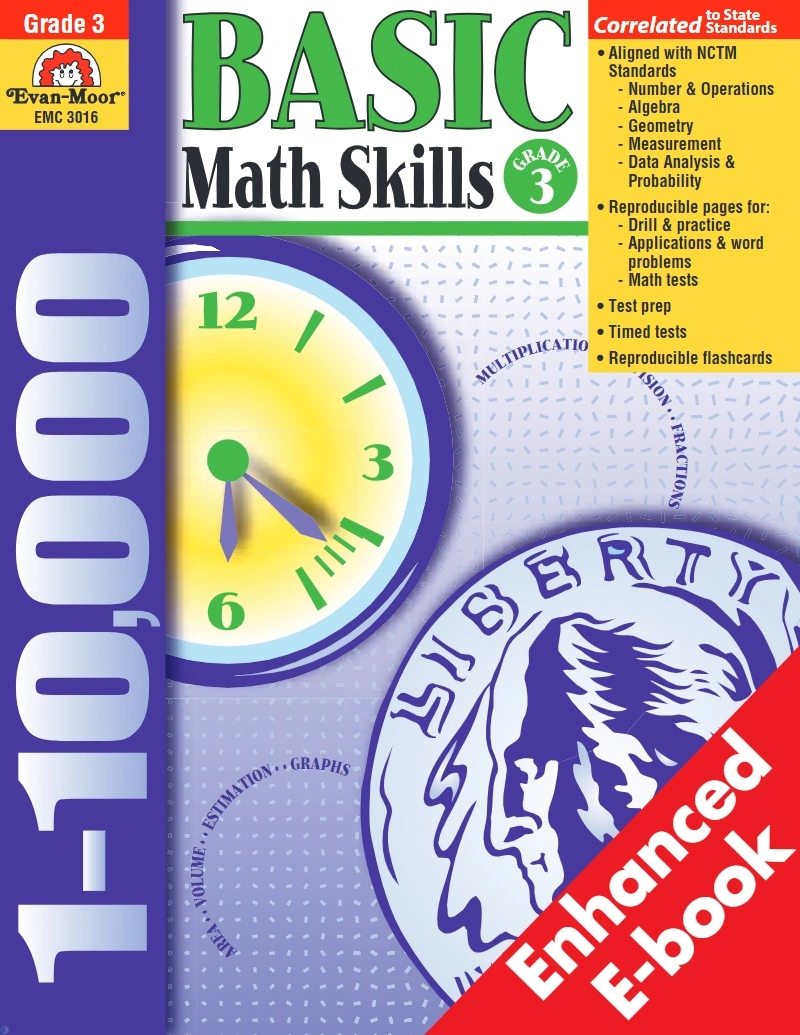 دانلود PDF کتاب Basic Math Skills Grade 3