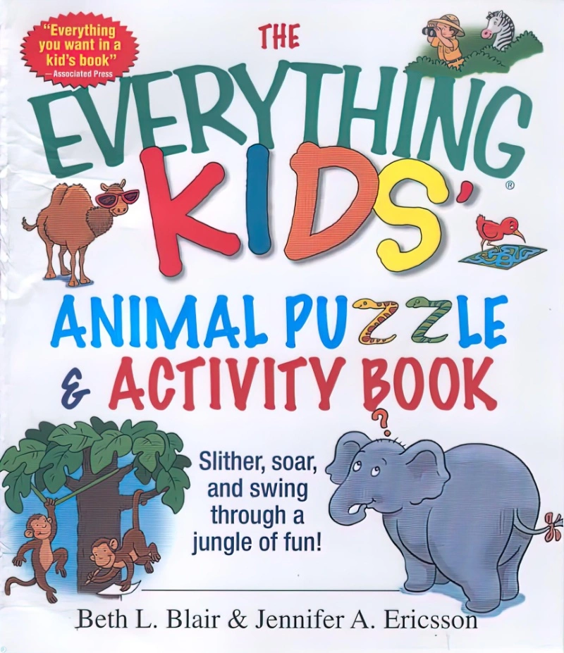 دانلود PDF کتاب Everything Kids Animal Puzzle Activity Book