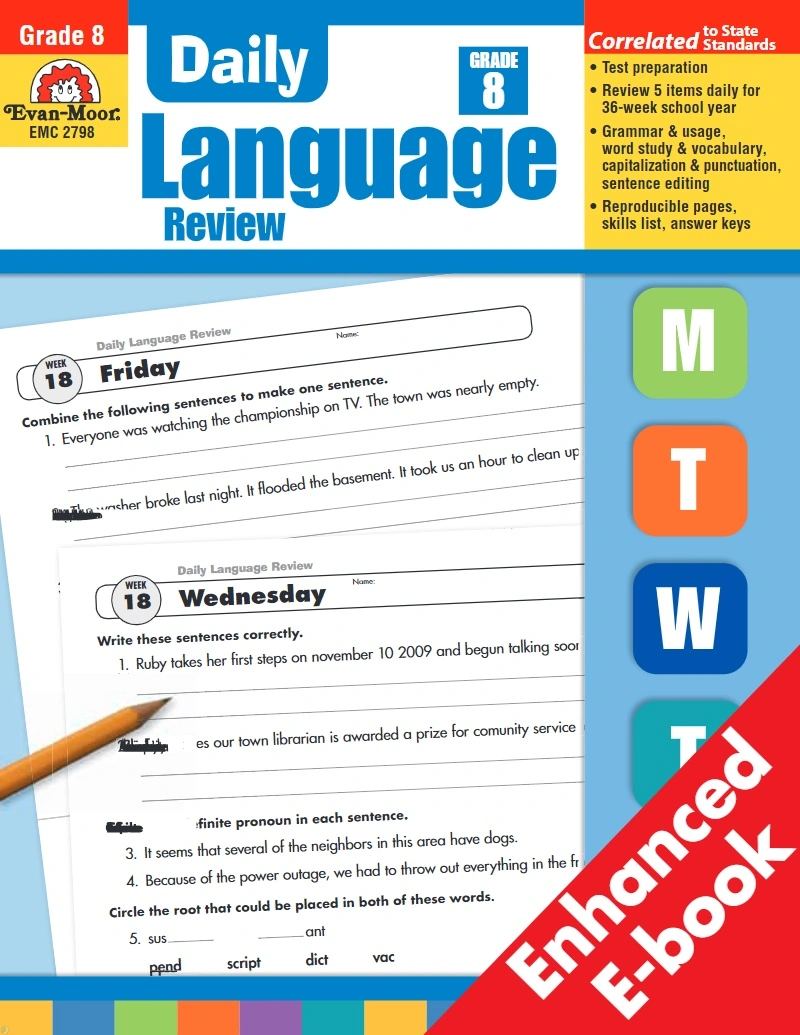 کتاب Daily Language Review Level 8