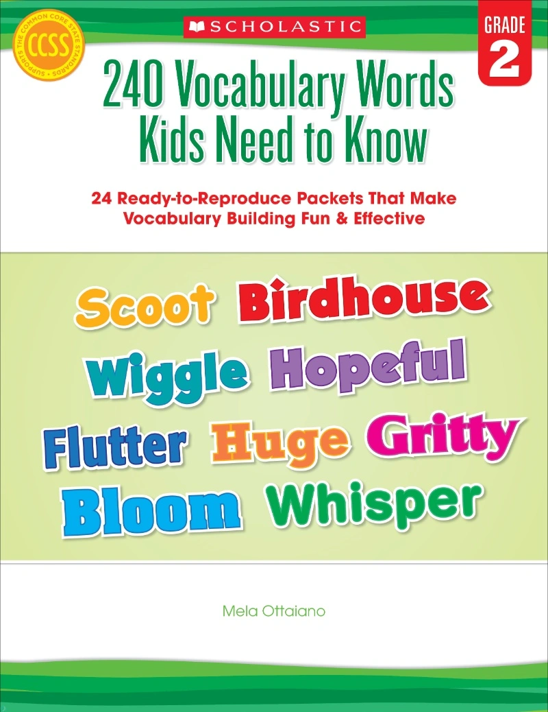 دانلود PDF کتاب 240 Vocabulary Words Kids Need to Know (Grade 2)