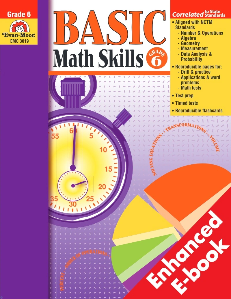 کتاب Basic Math Skills Grade 6