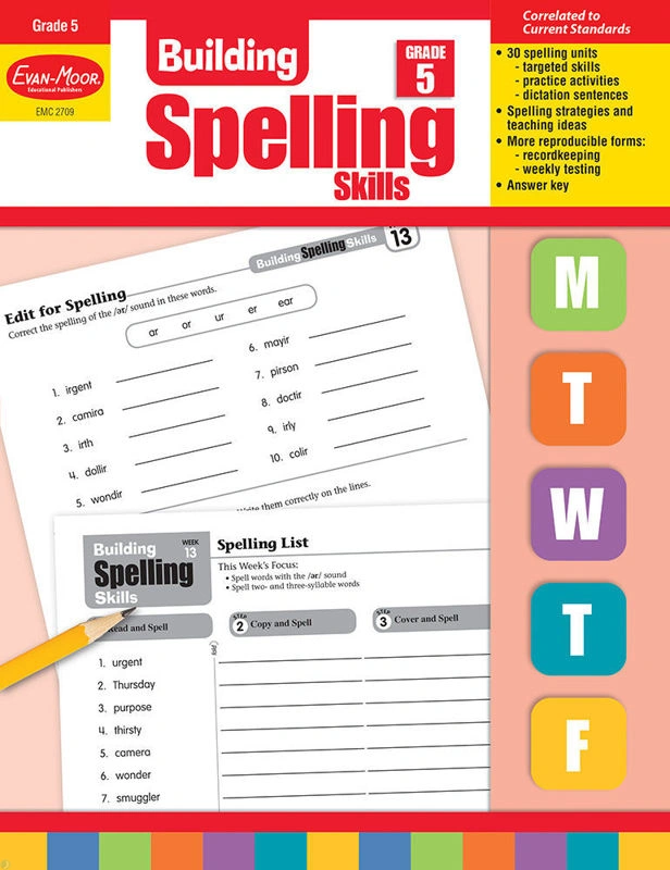 کتاب Building Spelling Skills Level 5