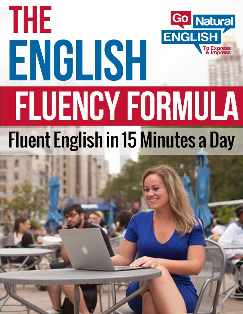 کتاب The English Fluency Formula Fluent English In 15 Minutes A day Book