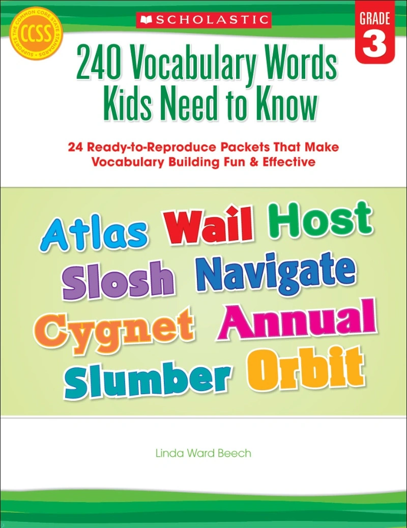 دانلود PDF کتاب 240 Vocabulary Words Kids Need to Know (Grade 3)