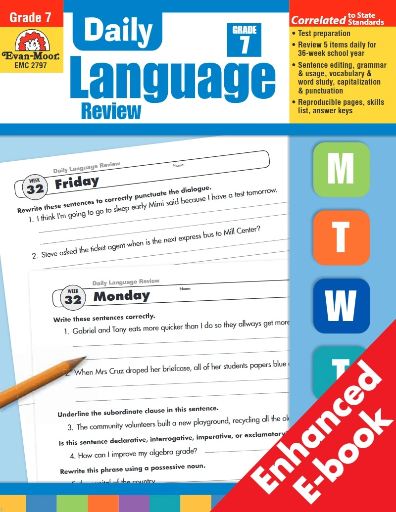 دانلود PDF کتاب Daily Language Review Level 7