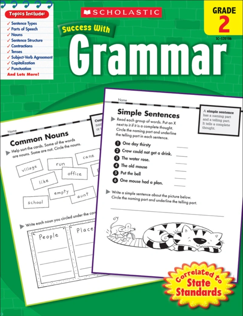 دانلود کتاب Success Grammer Grade 2 (نسخه PDF)