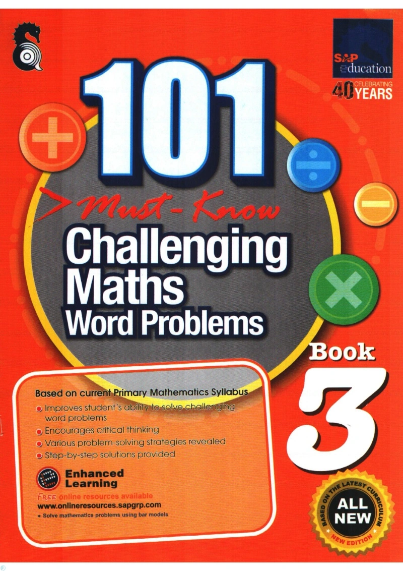 دانلود کتاب 101 Challenging Math Word Problems Book 3 (نسخه PDF)