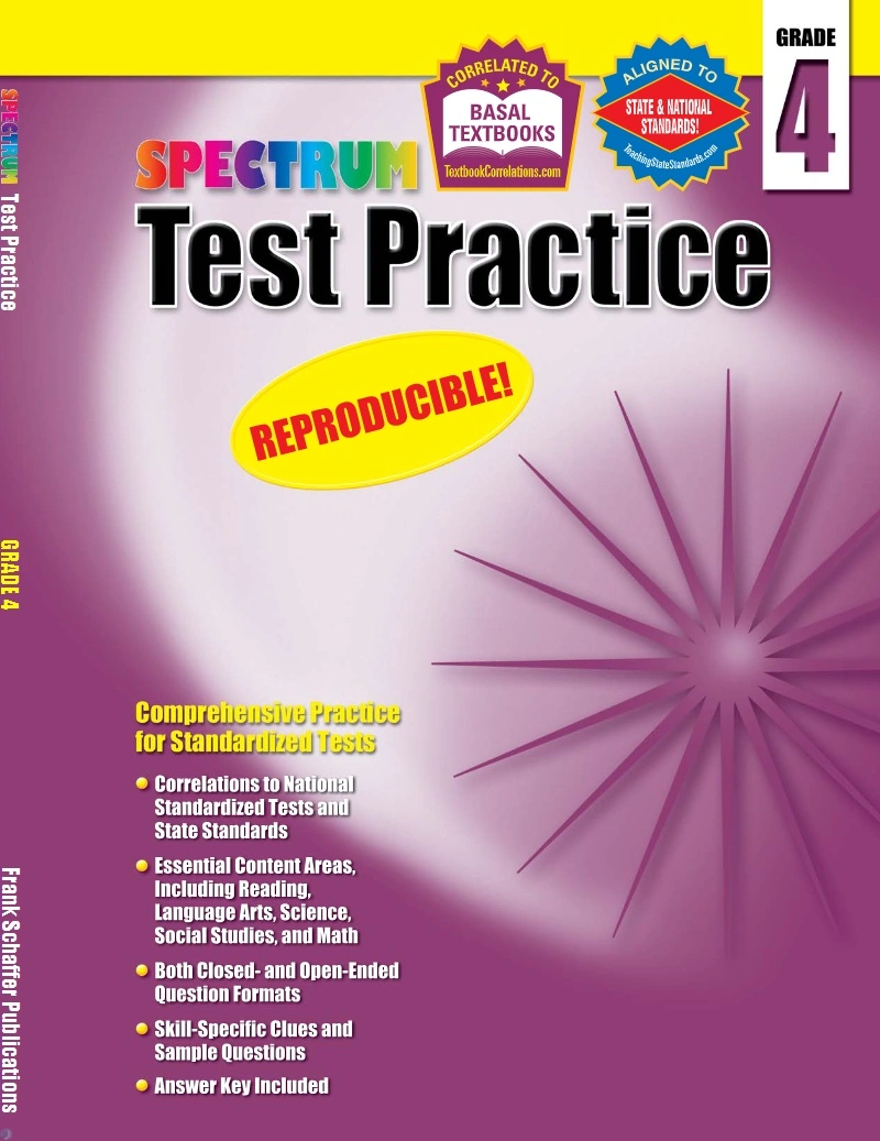 دانلود کتاب Spectrum Test Practice 4 (نسخه PDF)