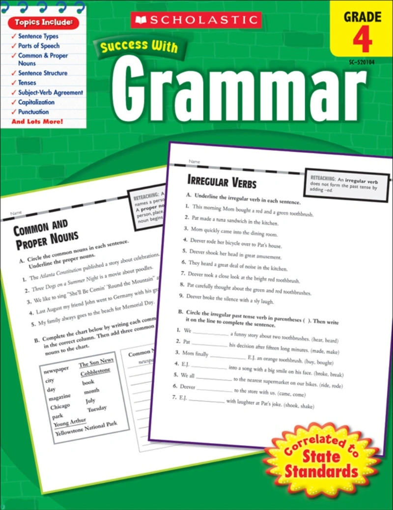 دانلود کتاب Success Grammer Grade 4 (نسخه PDF)