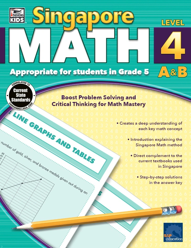 دانلود کتاب Singapore Math 4 (نسخه PDF)