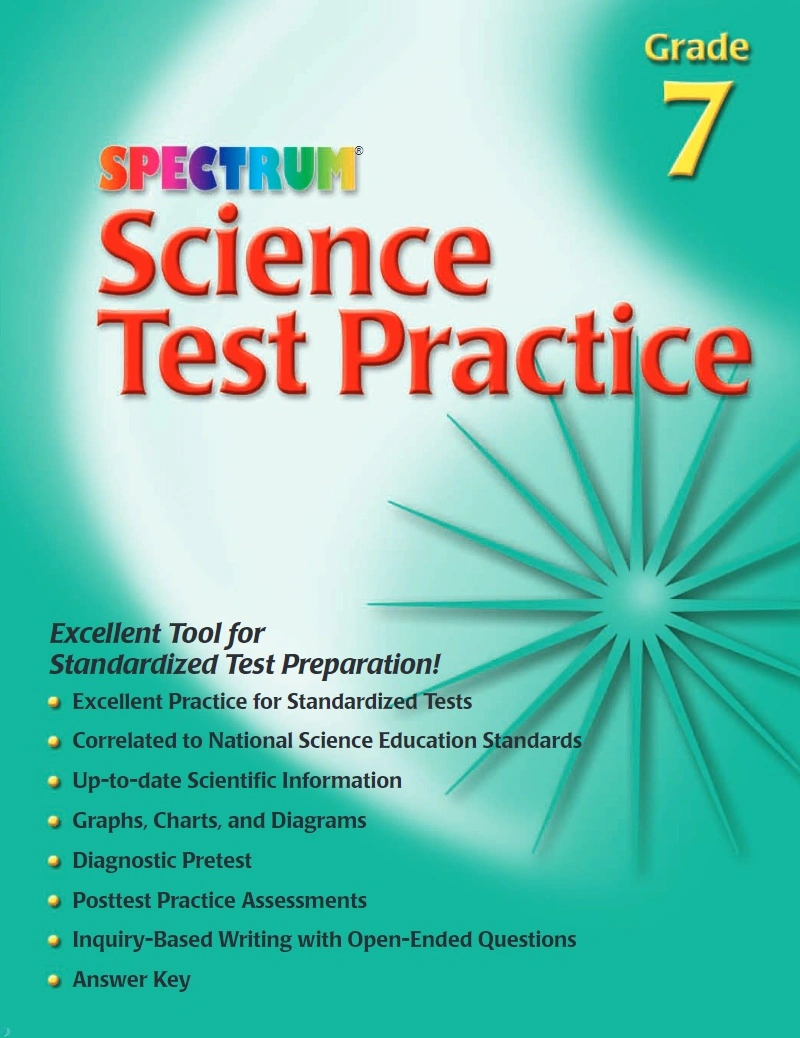 دانلود کتاب Spectrum Science Test Practice 7 (نسخه PDF)