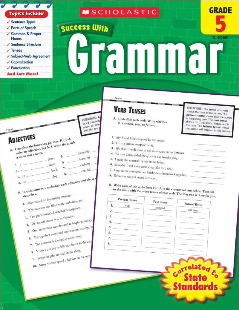 دانلود کتاب Success Grammer Grade 5 (نسخه PDF)