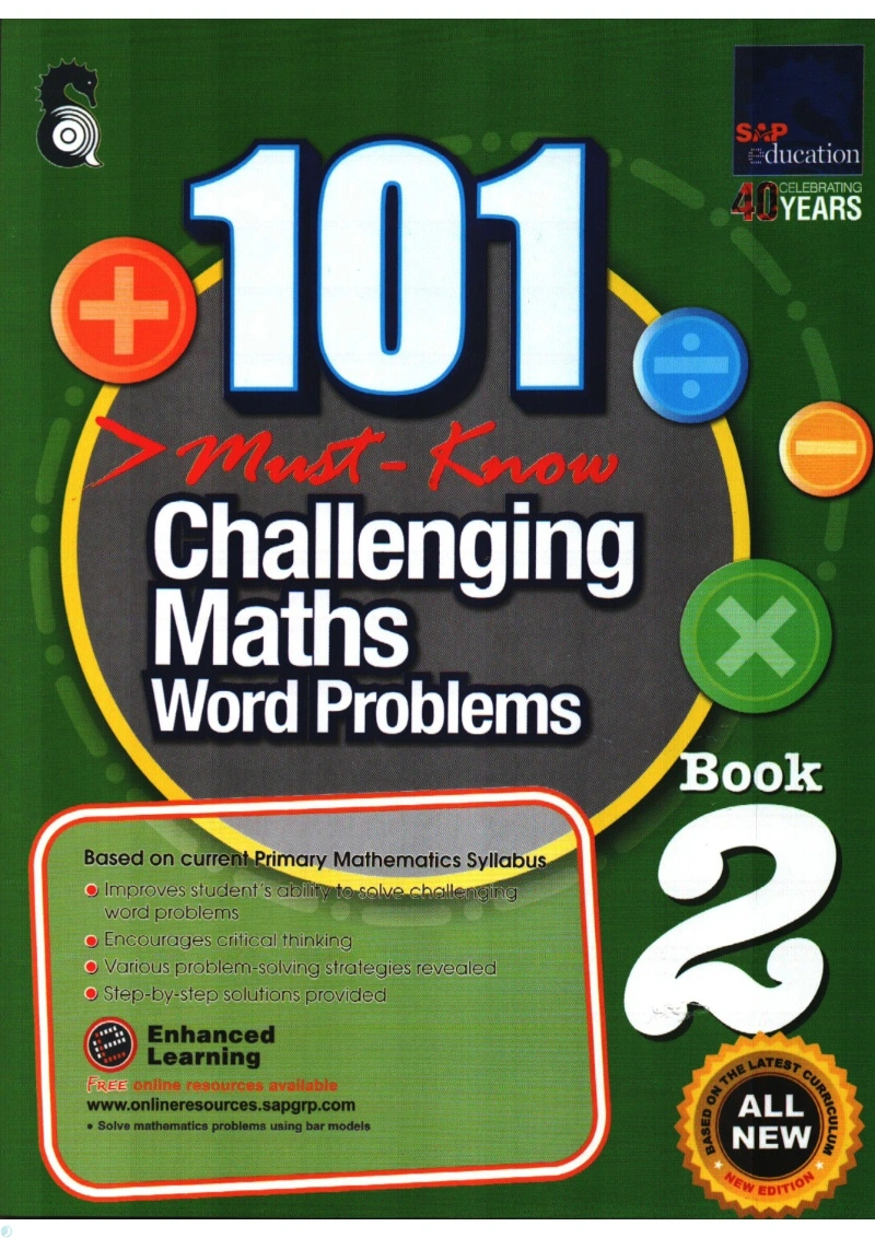 دانلود کتاب 101 Challenging Math Word Problems Book 2 (نسخه PDF)