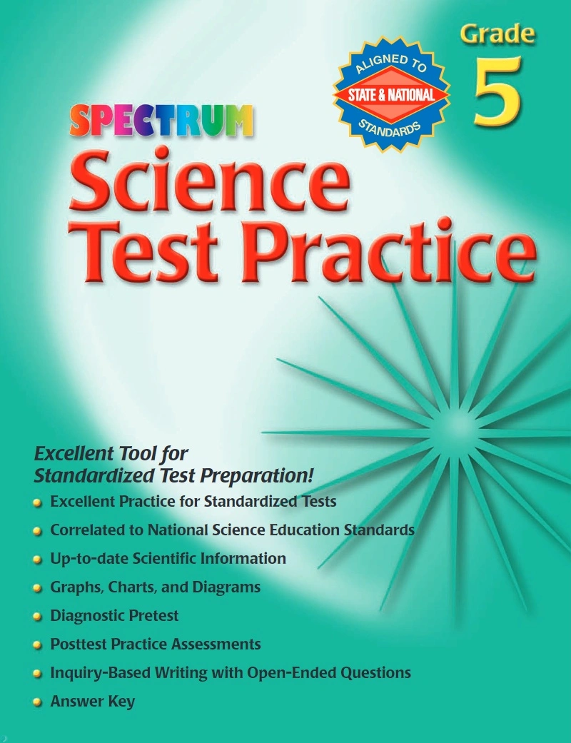 دانلود کتاب Spectrum Science Test Practice 5 (نسخه PDF)