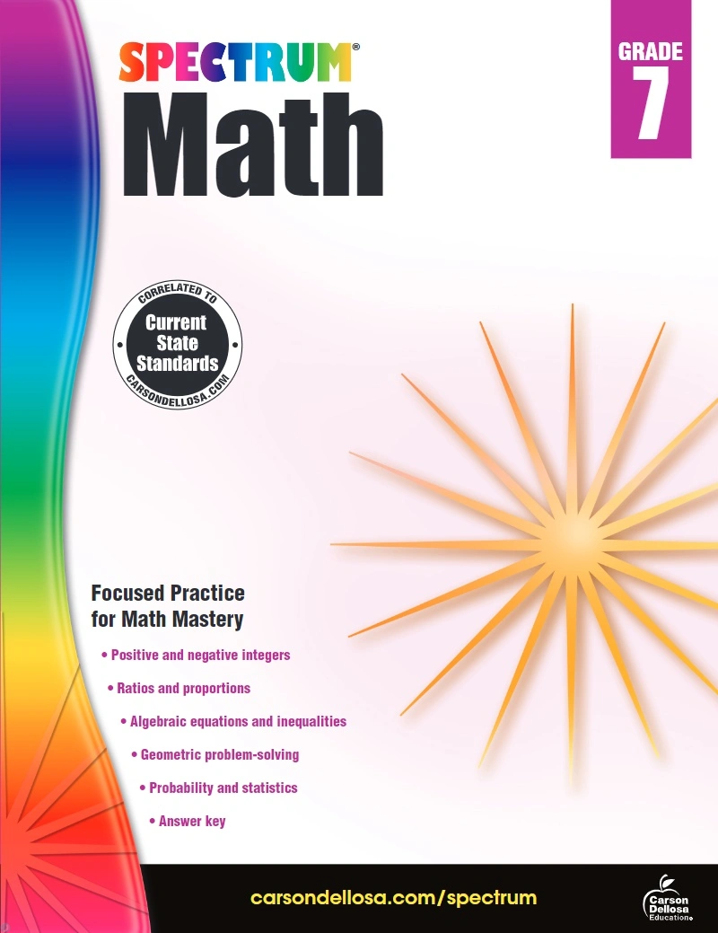 دانلود کتاب Spectrum Math 7 (نسخه PDF)