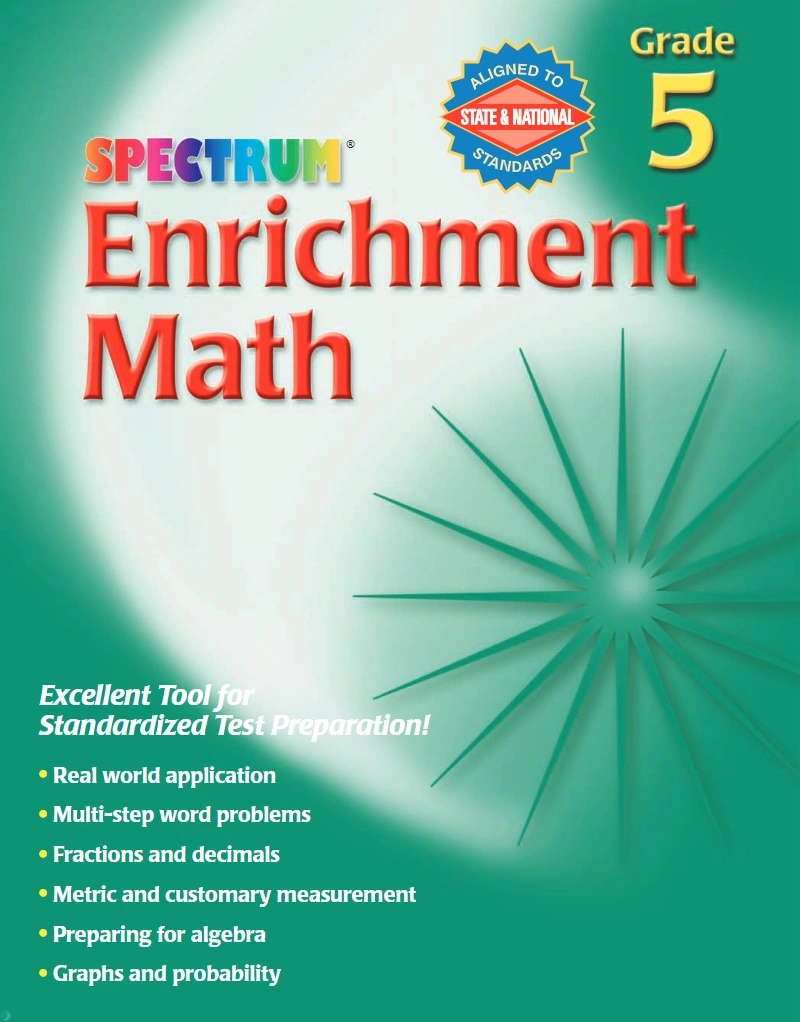 دانلود کتاب Spectrum Enrichment Math 5 (نسخه PDF)