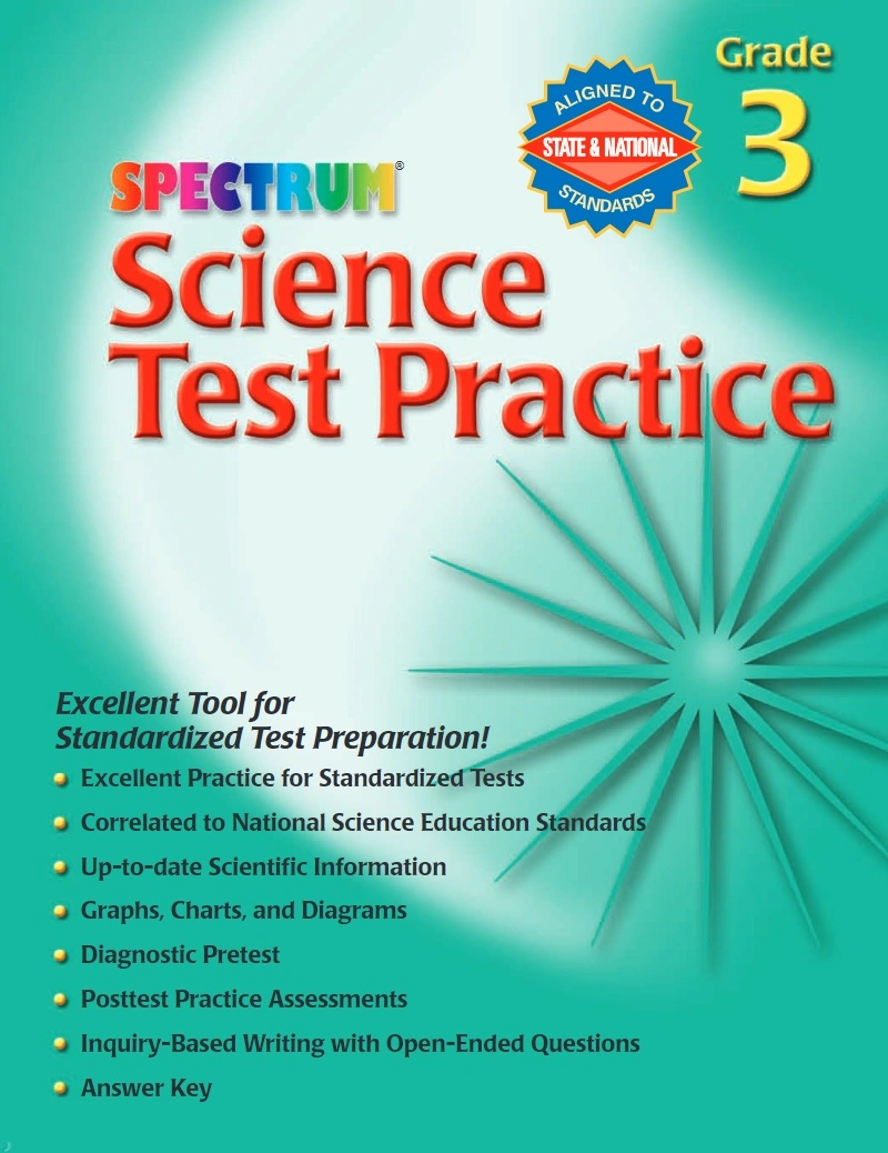 دانلود کتاب Spectrum Science Test Practice 3 (نسخه PDF)