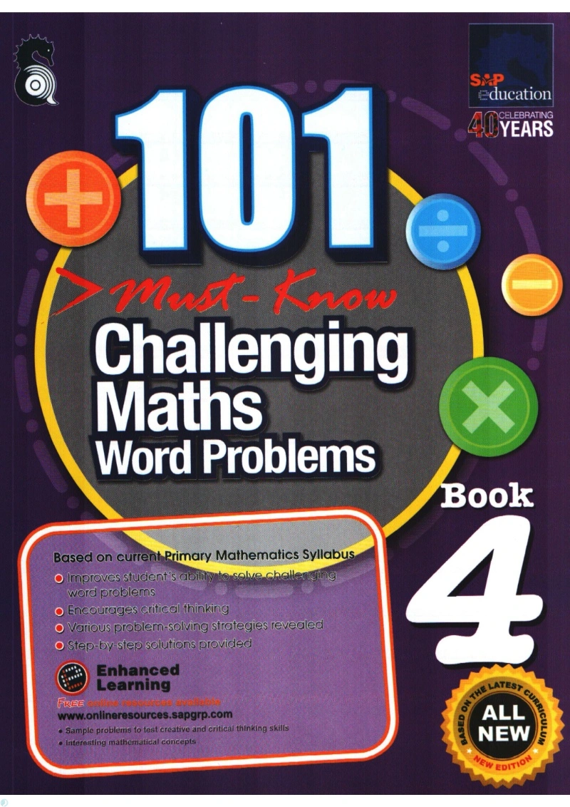 دانلود کتاب 101 Challenging Math Word Problems Book 4 (نسخه PDF)