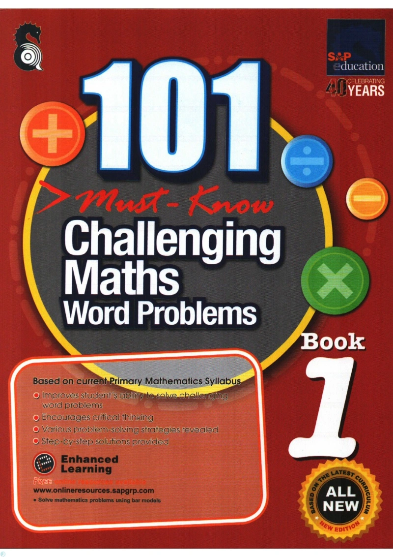 دانلود کتاب 101 Challenging Math Word Problems Book 1 (نسخه PDF)