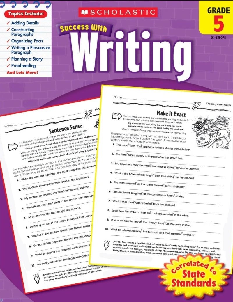 دانلود کتاب Success Writing Grade 5 (نسخه PDF)