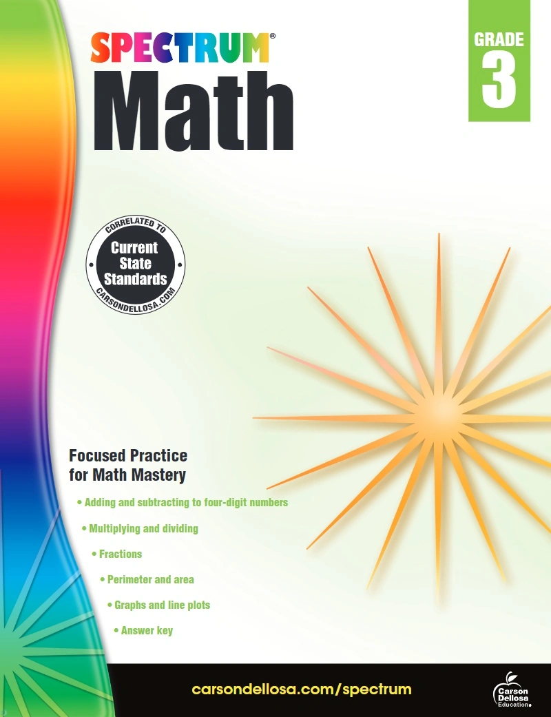 دانلود کتاب Spectrum Math 3 (نسخه PDF)