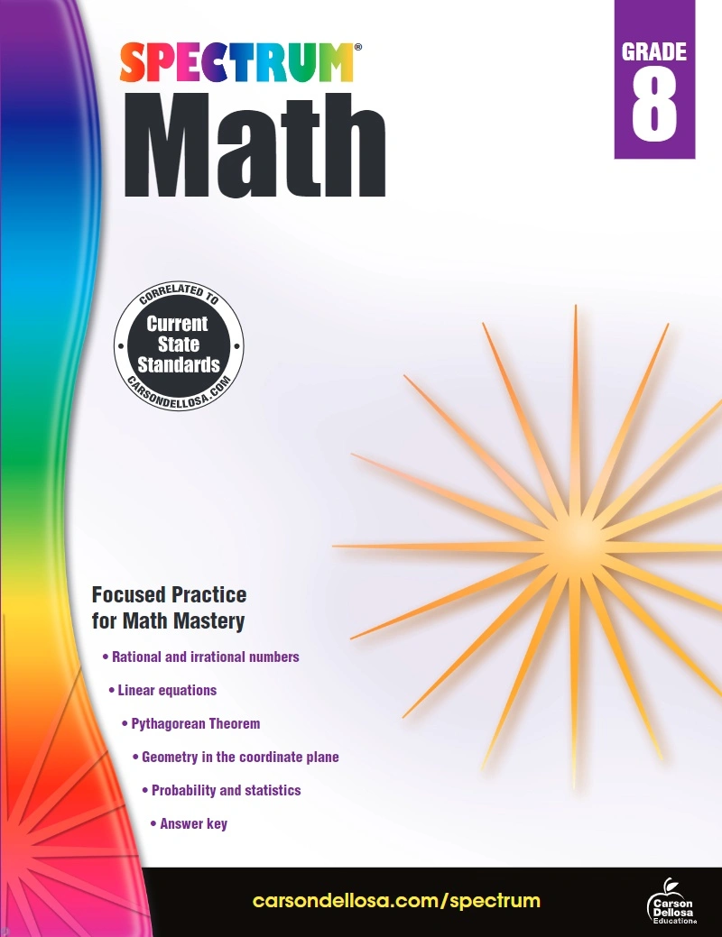 دانلود کتاب Spectrum Math 8 (نسخه PDF)