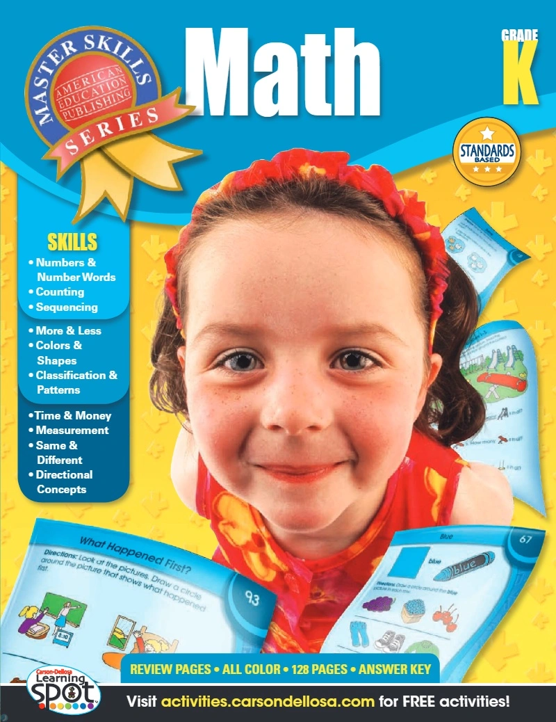 دانلود کتاب Master Skills Math American Educatial K (نسخه PDF)