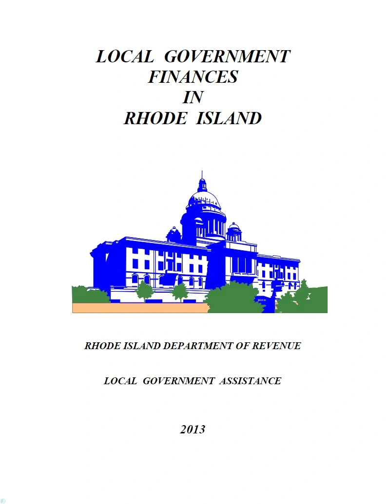 دانلود کتاب Local Government Finances in Rhode Island (نسخه PDF)