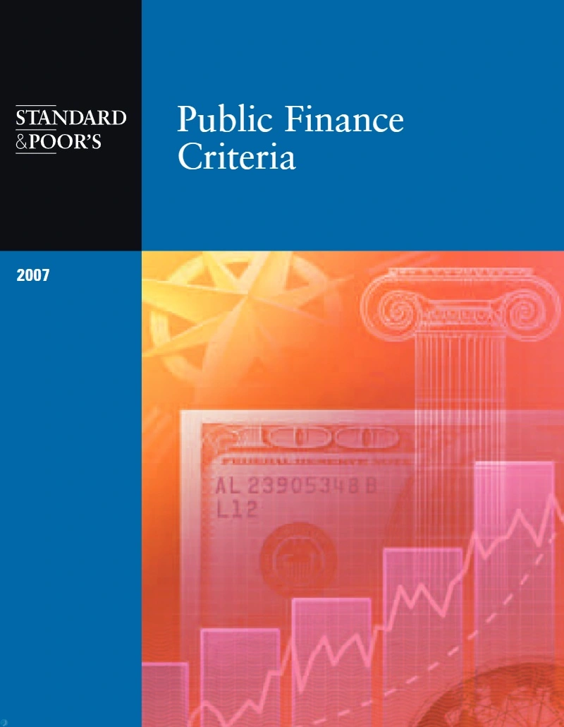 دانلود کتاب Public Finance Criteria (نسخه PDF)