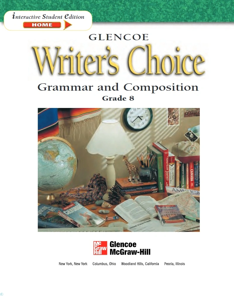 دانلود کتاب Writers Choice Grade 8 Student Edition _ Grammar and Composition (نسخه PDF)