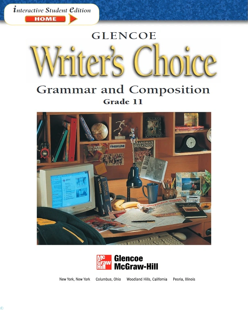 دانلود کتاب Glencoe Writers Choice_ Grammar and Composition (نسخه PDF)