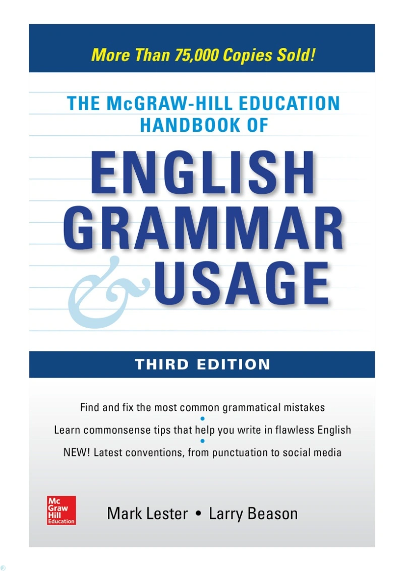 دانلود کتاب McGraw-Hill Education Handbook of English Grammar & Usage (نسخه PDF)