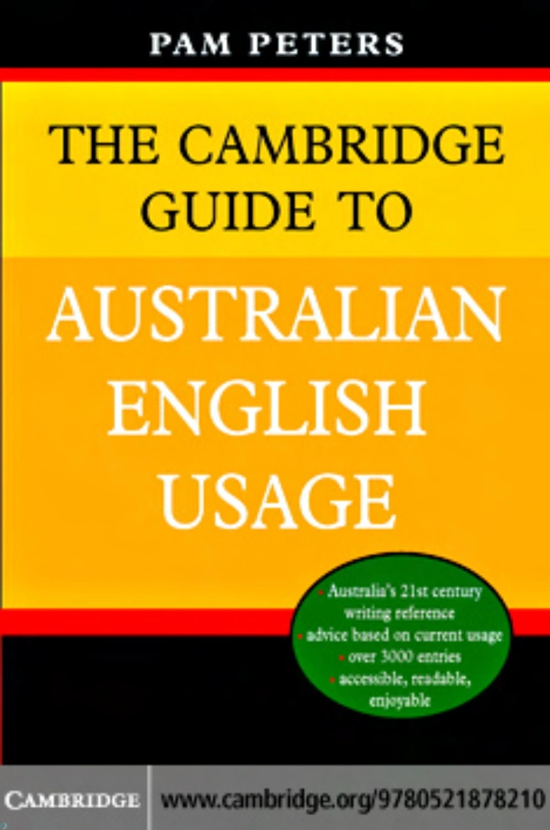 دانلود کتاب The Cambridge Guide to Australian English Usage (نسخه PDF)