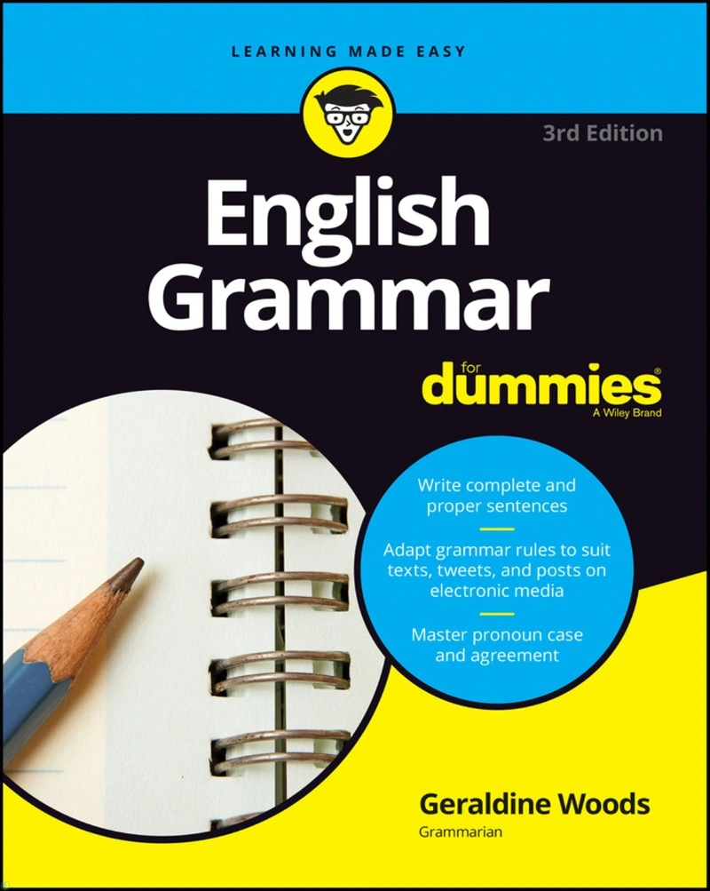 دانلود کتاب 194 english grammar for dummies (نسخه PDF)