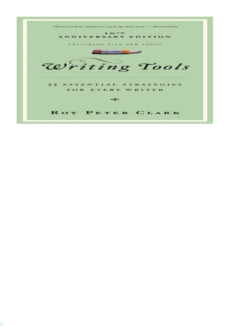 دانلود کتاب Writing Tools (10th Anniversary Edition) (نسخه PDF)