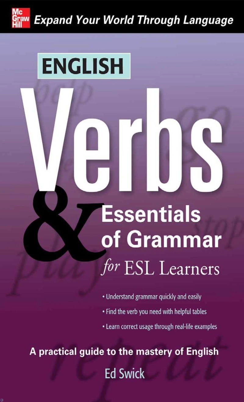 دانلود کتاب English Verbs & Essentials of Grammar for ESL Learners (نسخه PDF)