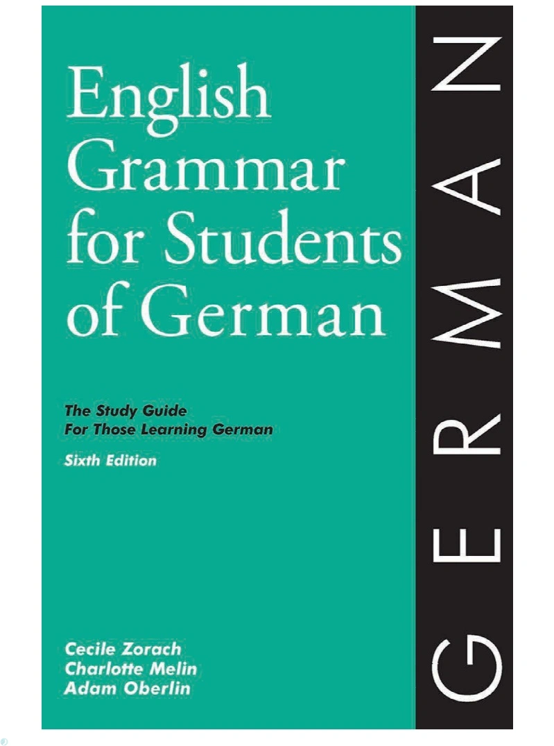 دانلود کتاب English Grammar for Students of German (نسخه PDF)