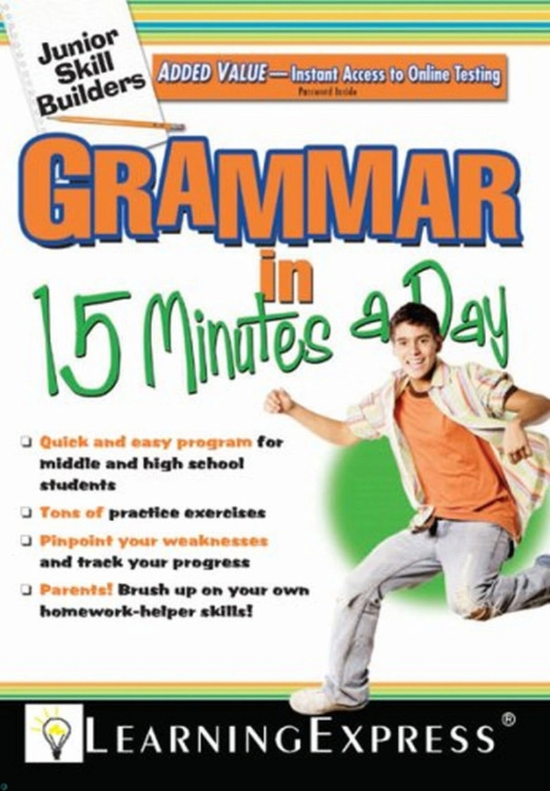 دانلود کتاب Grammar in 15 Minutes a Day (نسخه PDF)