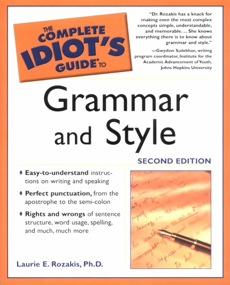 دانلود کتاب The Complete Idiot's Guide to Grammar & Style, 2nd Ed (نسخه PDF)