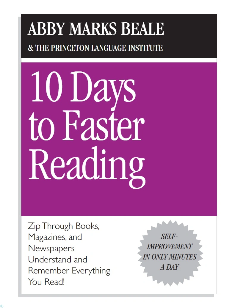 دانلود کتاب 10 Days to Faster Reading (نسخه PDF)