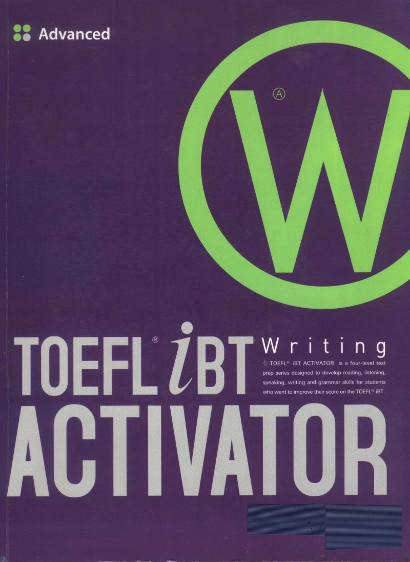 دانلود کتاب TOEFL Activator Advanced Writing (نسخه PDF)