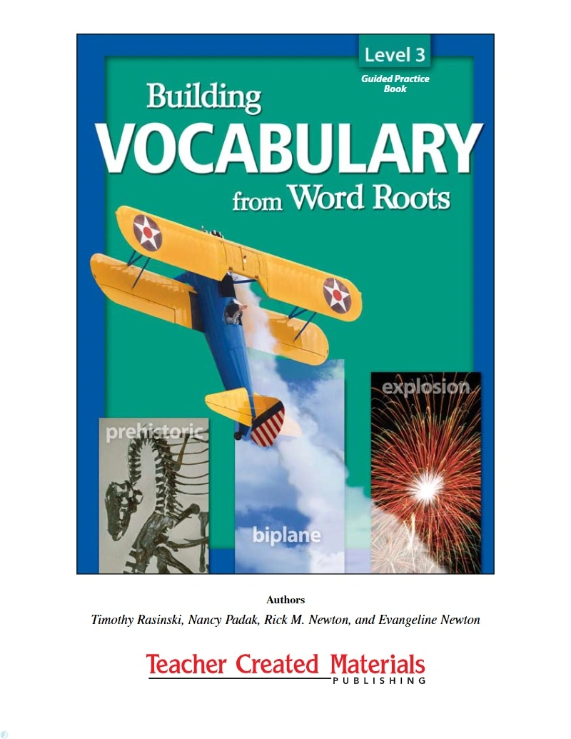 دانلود کتاب Building Vocabulary from Word Roots Level 3 (نسخه PDF)