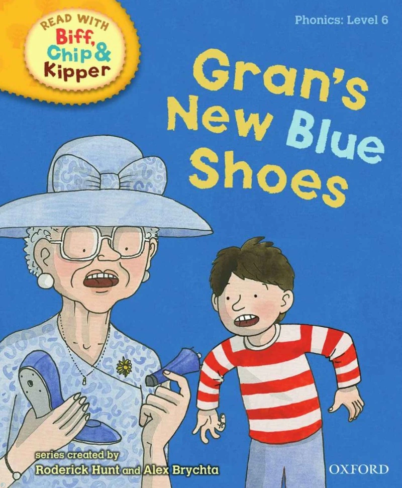 دانلود کتاب Gran's New Blue Shoes (Oxford Reading Tree Read With Biff, Chip, and Kipper: Phonics: Level 6) (نسخه PDF)